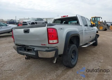 2010 GMC Sierra 2500Hd Slt из США, поврежденный, VIN 1GT4K1B67AF134909